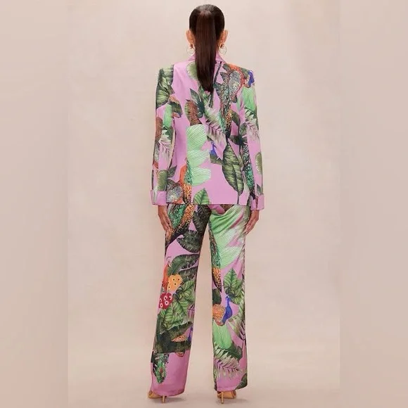 Private island blazer and pant suit set sz small - Picture 2 of 3